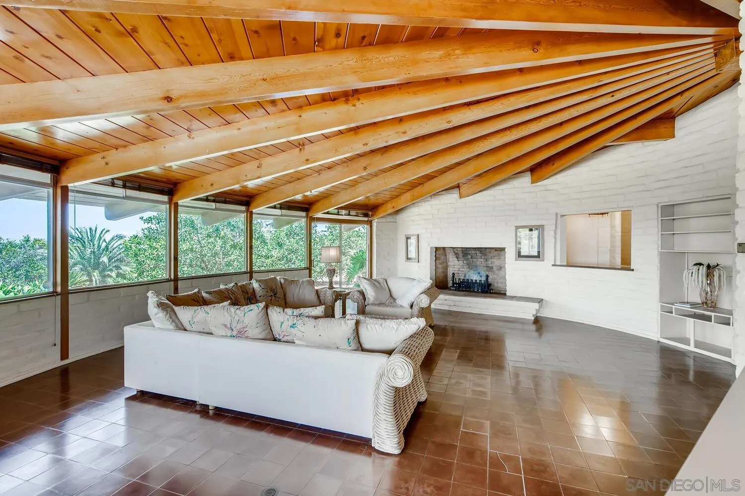 14565 High Valley Road Poway, CA 92064 - Photo 6 of 28 a living room with furniture and a fireplace