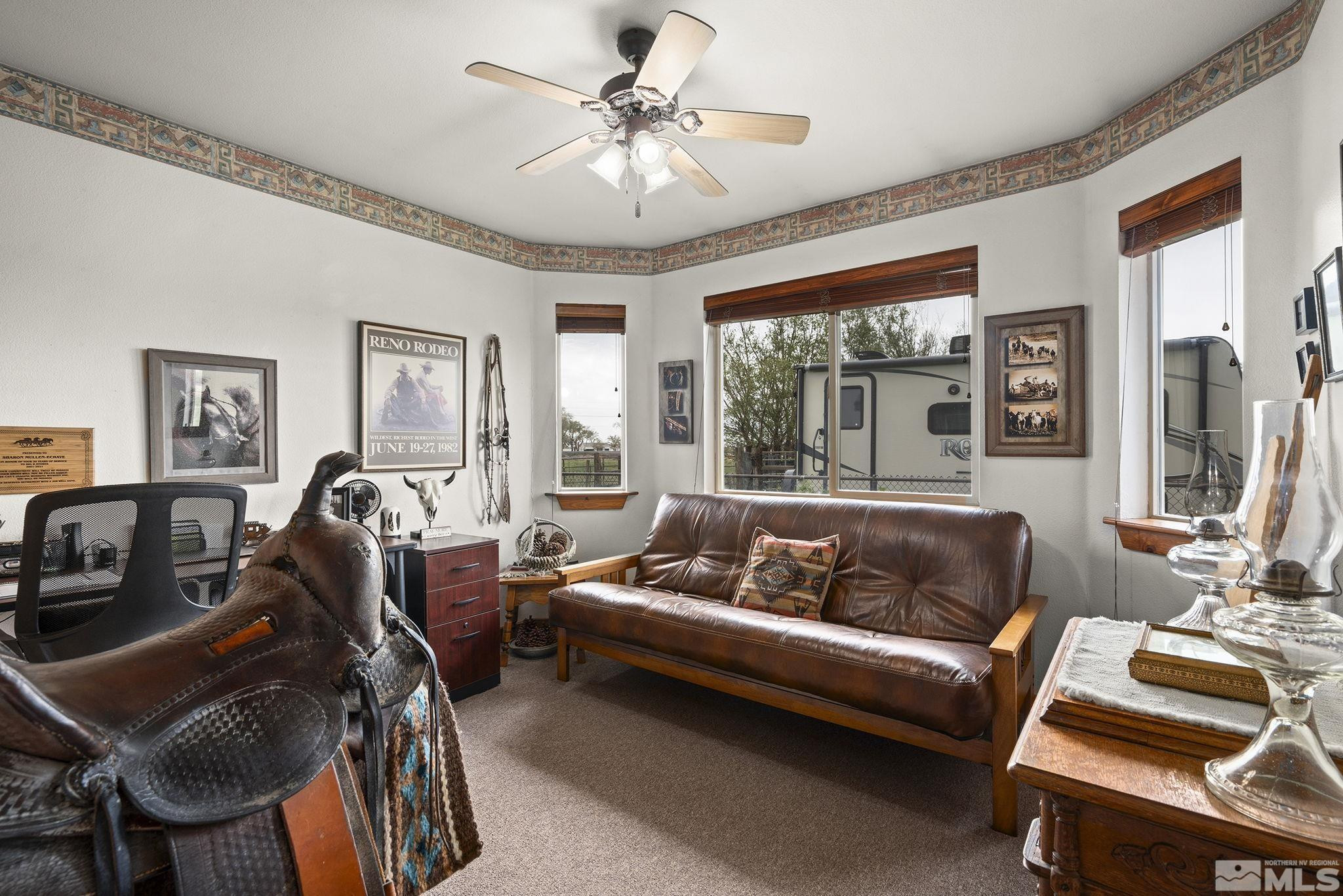 6811 Reno Highway Fallon, NV 89406 - Photo 17 of 33 a living room with furniture and a large window