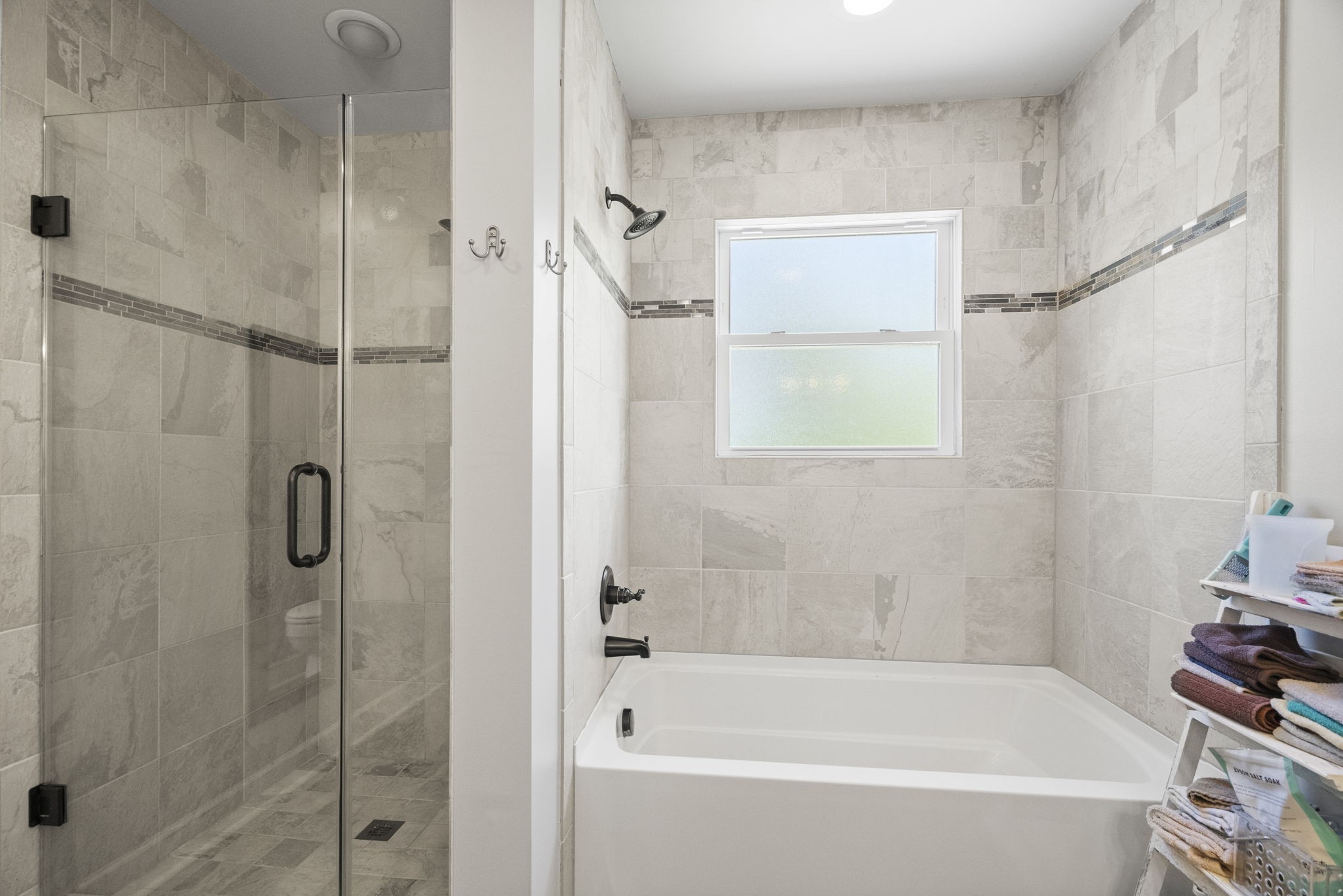 4266 Dot Road Springfield, TN 37172 - Photo 51 of 70 a bathroom with a bathtub and a shower