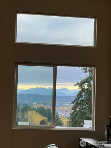 a view of sky from window