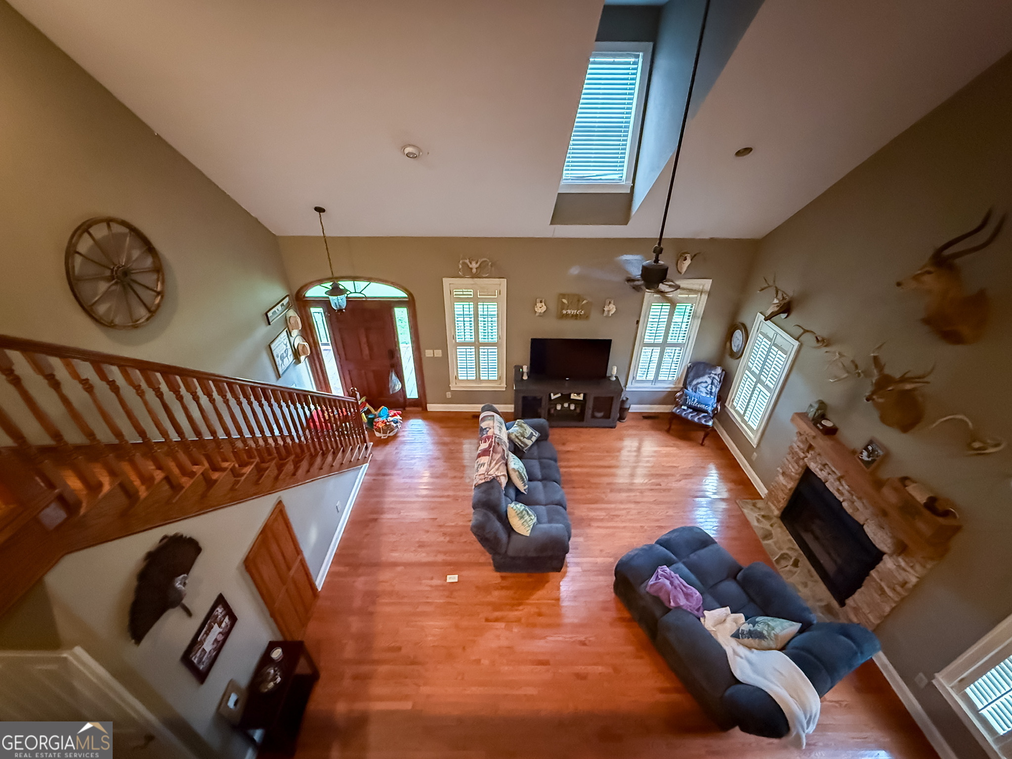1940 Horne Road Eastman, GA 31023 - Photo 44 of 94 a living room with furniture fireplace and flat screen tv