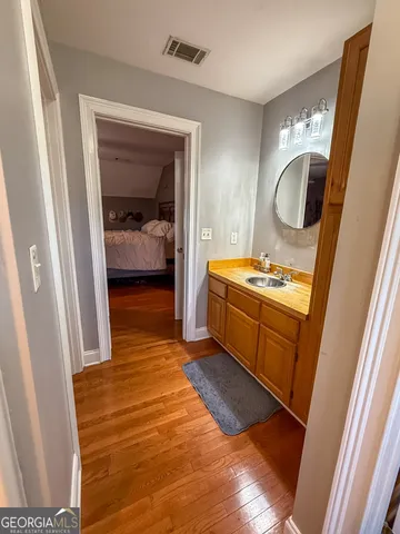 a view of an outdoor space and a yard