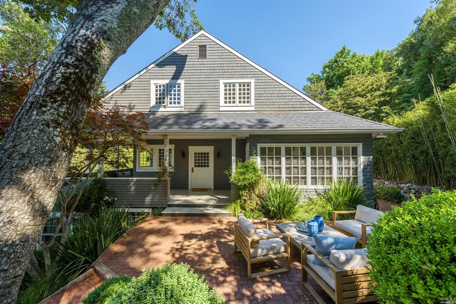 49 Hillside Avenue Mill Valley, CA 94941 - Photo 1 of 1 a front view of a house with garden