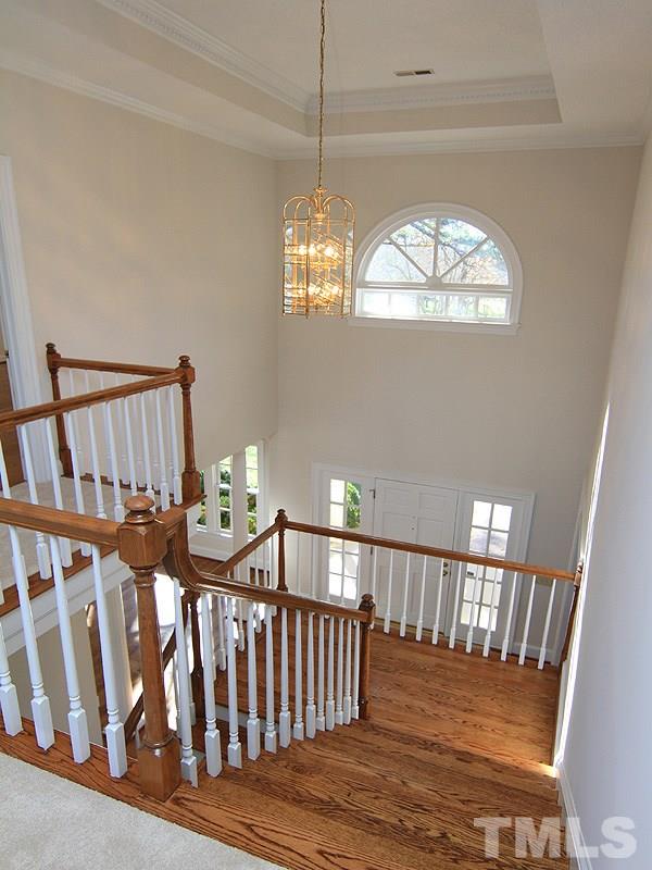 268 Log Barn Road Pittsboro, NC 27312 - Photo 4 of 25 View of Foyer from Upstairs Landing