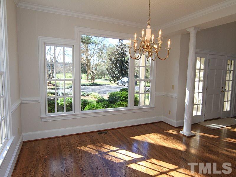 268 Log Barn Road Pittsboro, NC 27312 - Photo 8 of 25 Dining Room has Beautiful Picture Window overlooking Front Yard