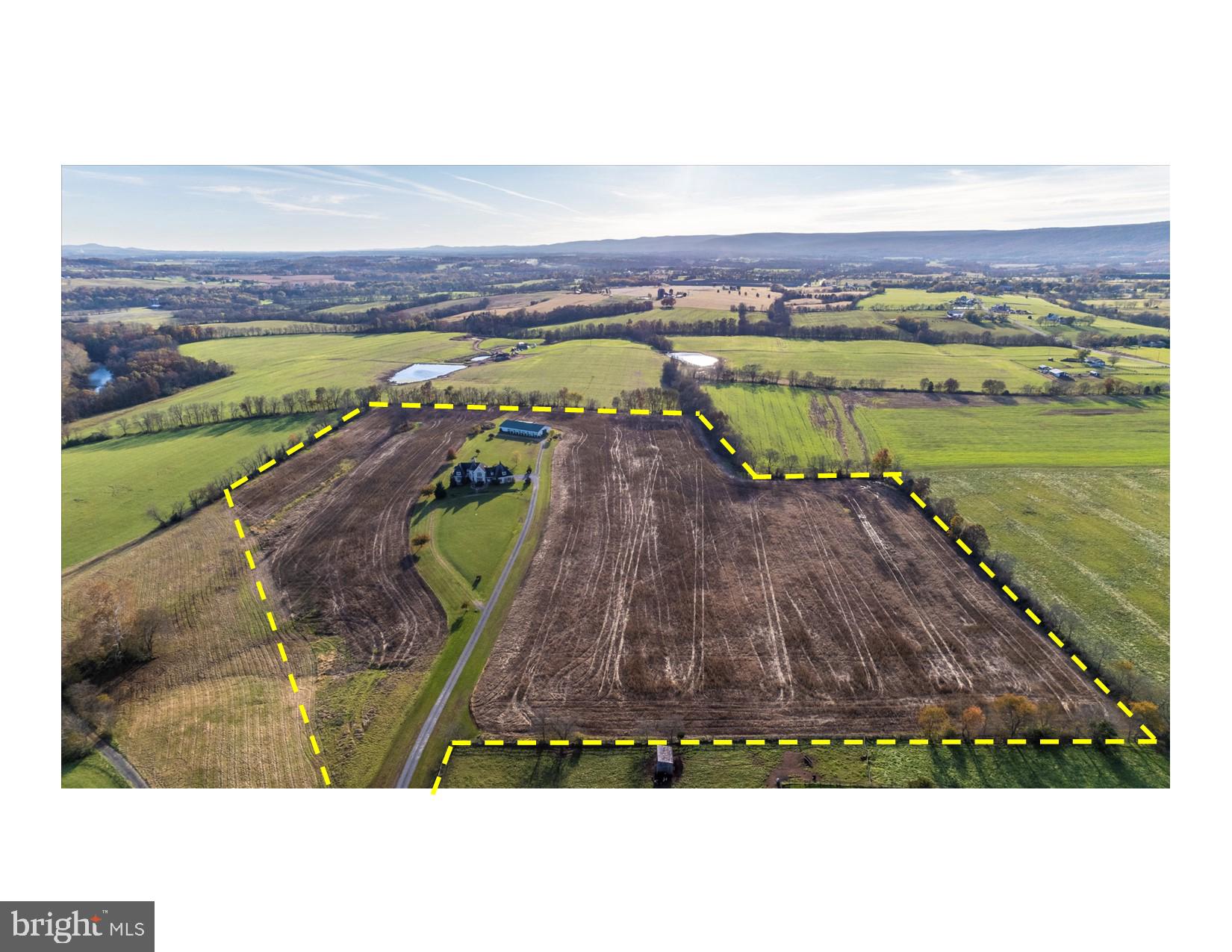 9455 Longs Mill Road Rocky Ridge, MD 21778 - Photo 4 of 70 Aerial view to south with approx lot lines added