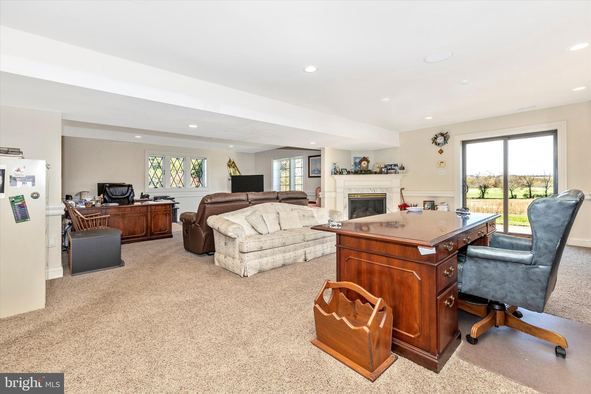 9455 Longs Mill Road Rocky Ridge, MD 21778 - Photo 44 of 70 Two office areas - fireplace & natural light