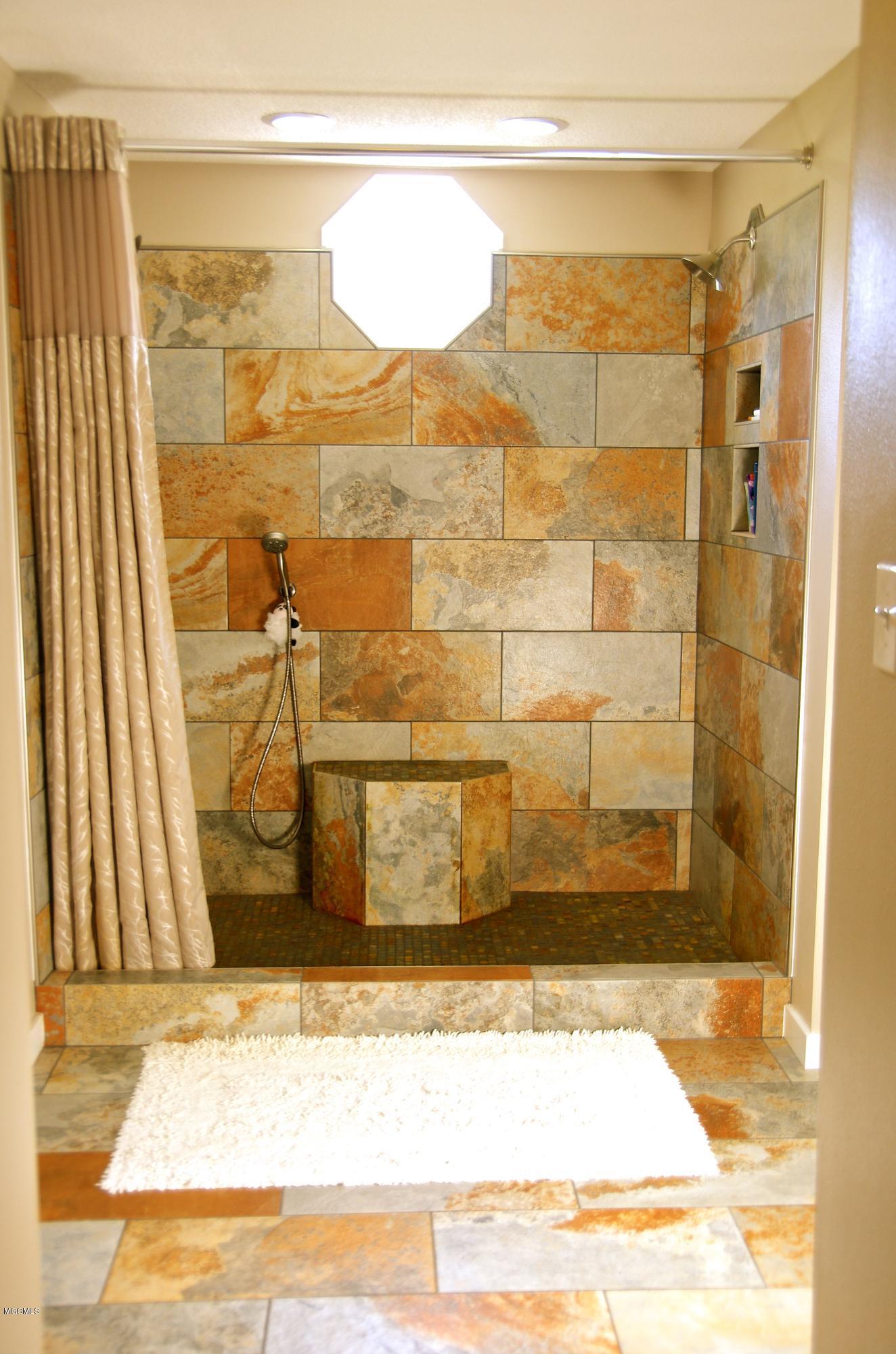 13628 Wolf River Road Gulfport, MS 39503 - Photo 26 of 47 Master-Walk in Tile Shower