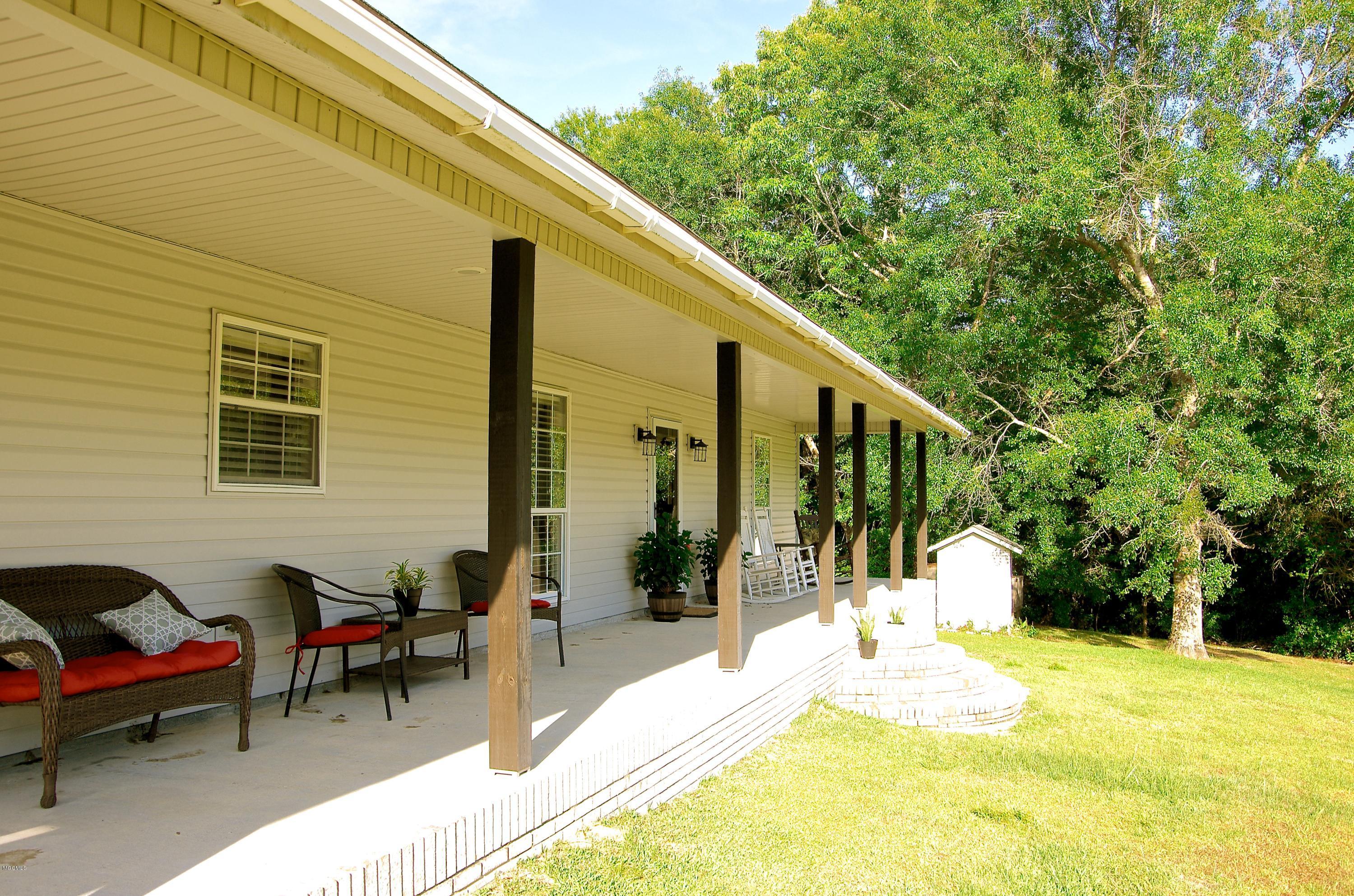 13628 Wolf River Road Gulfport, MS 39503 - Photo 9 of 47 Large Front Porch