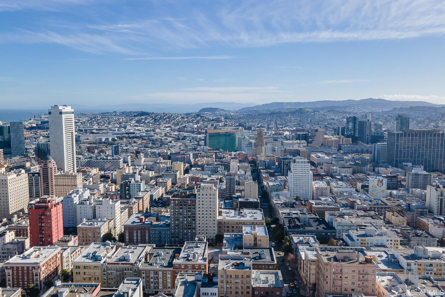1175 Pine Street San Francisco, CA 94109 - Photo 9 of 22 an aerial view of a city