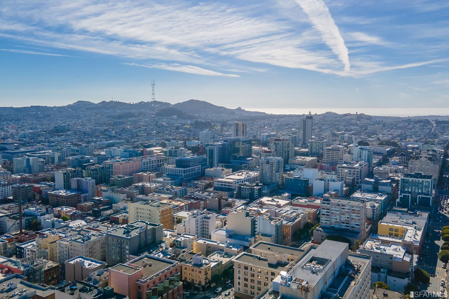 1175 Pine Street San Francisco, CA 94109 - Photo 10 of 22 an aerial view of a city
