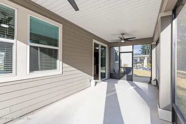 a view of a yard in front of a house