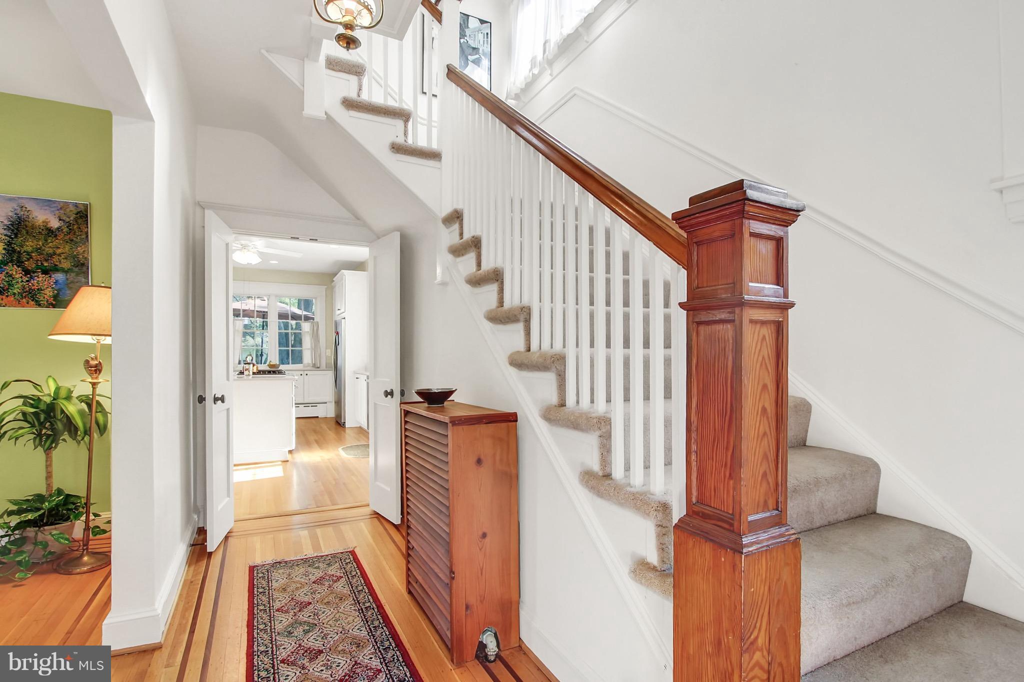 600 Murdock Road Baltimore, MD 21212 - Photo 5 of 30 a view of an entryway with wooden floor and a livingroom