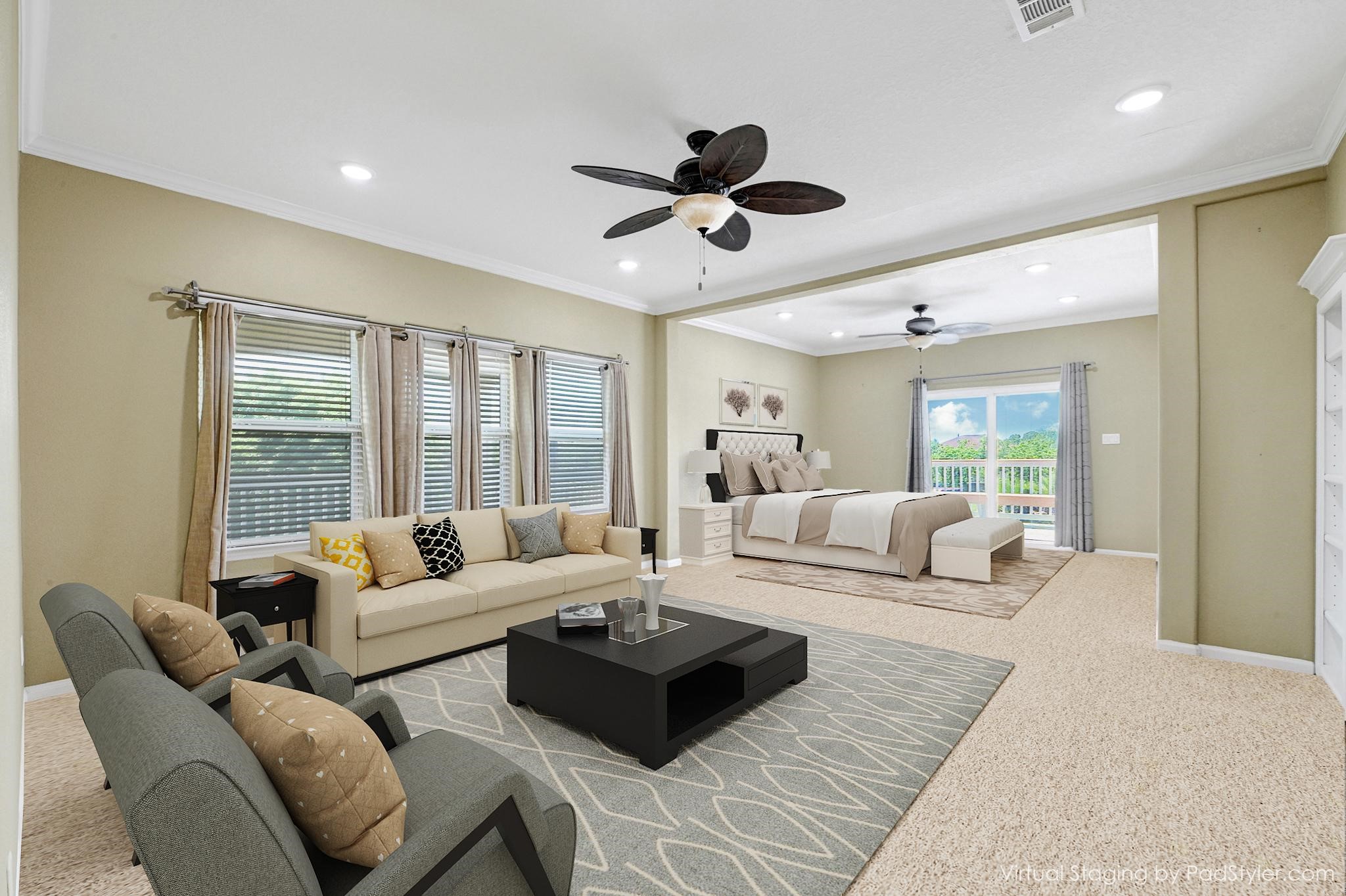 1004 8th Street Dickinson, TX 77539 - Photo 14 of 42 a living room with furniture and a large window