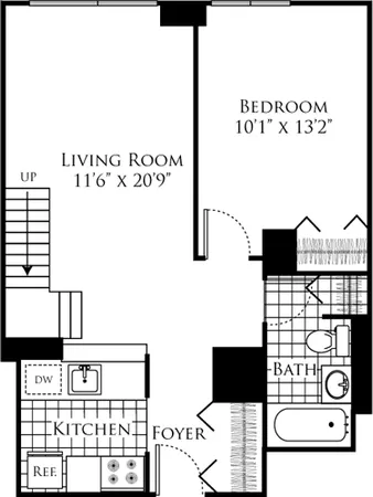 $3,959 | 305 West 50th Street, Unit 14N | Hell's Kitchen