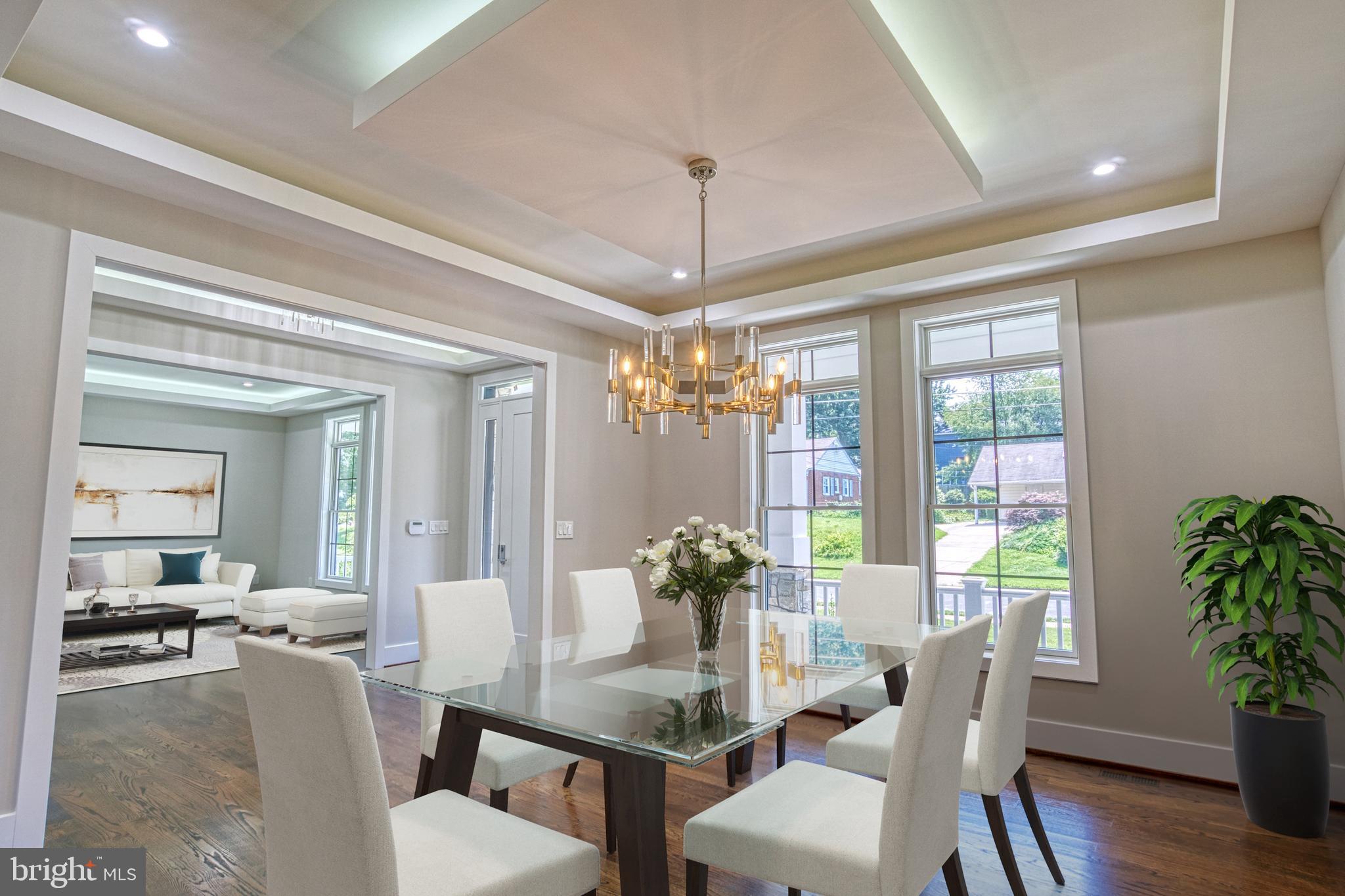 7419 Nigh Road Falls Church, VA 22043 - Photo 3 of 50 Dining room with suspended ceilings