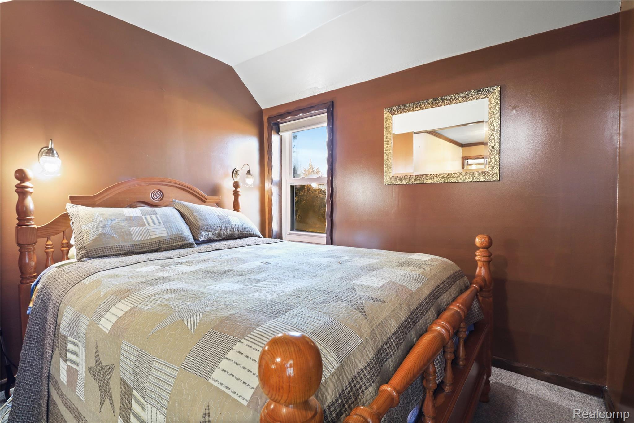 7149-7163 Burpee Road Grand Blanc, MI 48439 - Photo 68 of 72 Bedroom featuring vaulted ceiling and carpet floors