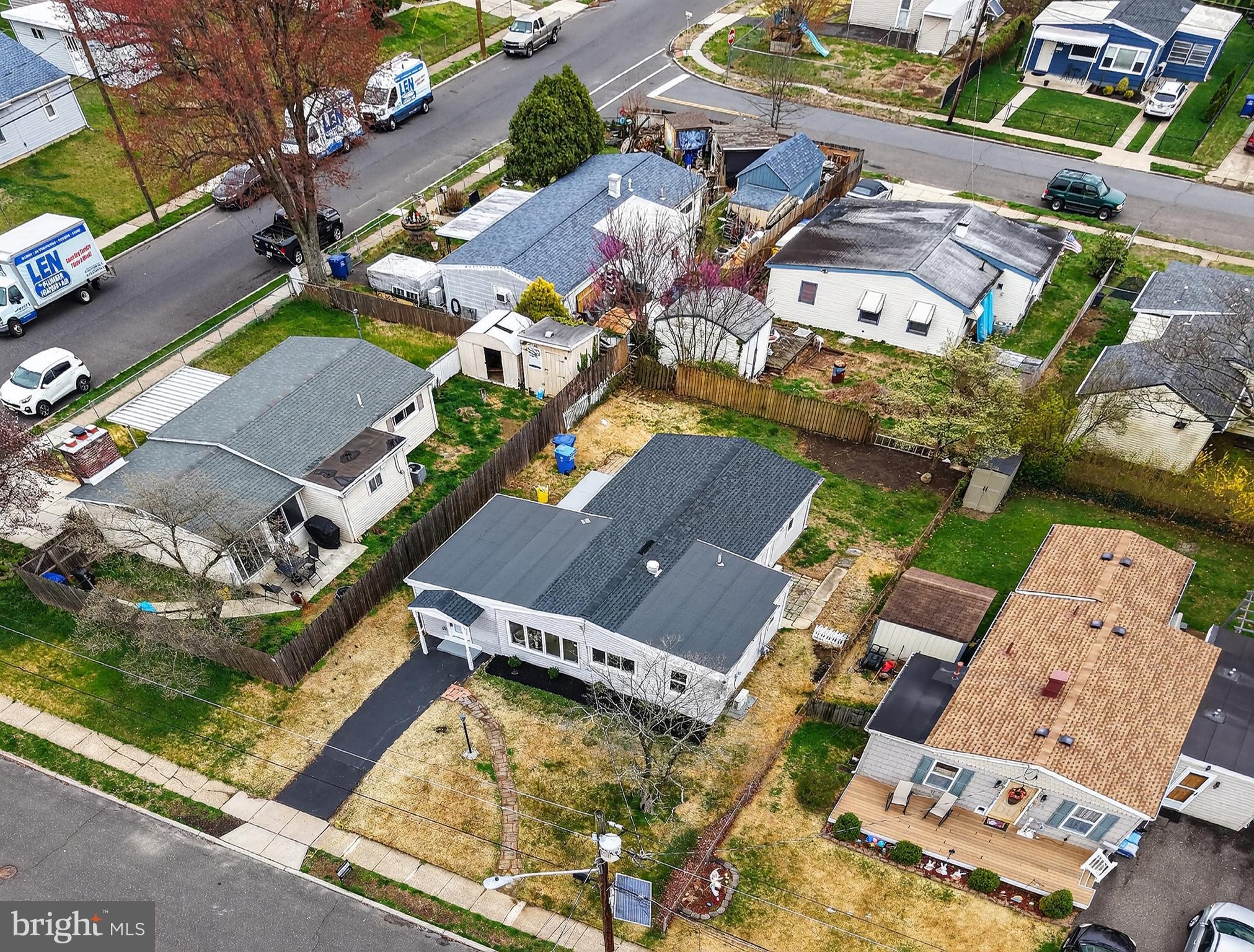 226 Ruth Avenue Maple Shade, NJ 08052 - Photo 32 of 32 an aerial view of a house with a garden and trees