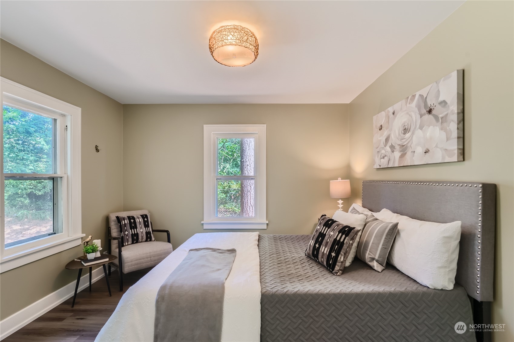 18045 120th Avenue Southeast Renton, WA 98058 - Photo 11 of 23 a bedroom with bed and a window