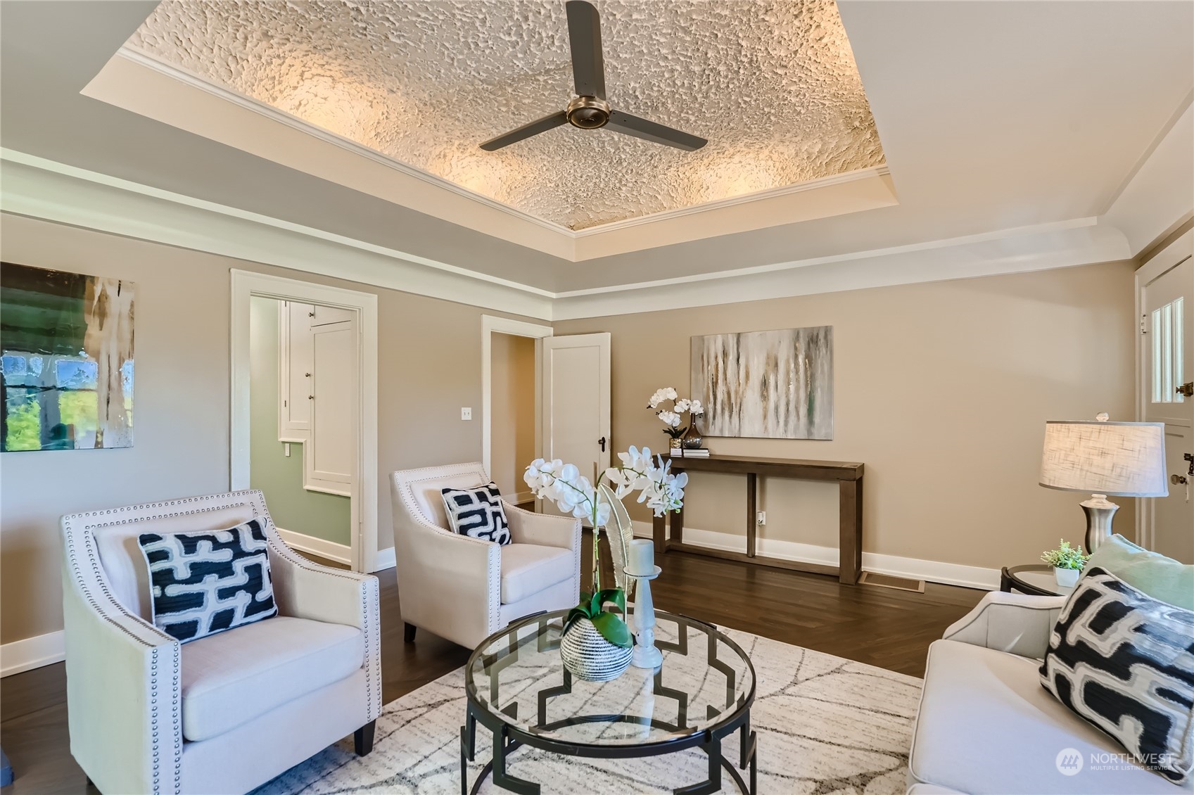 18045 120th Avenue Southeast Renton, WA 98058 - Photo 5 of 23 a living room with furniture and a table