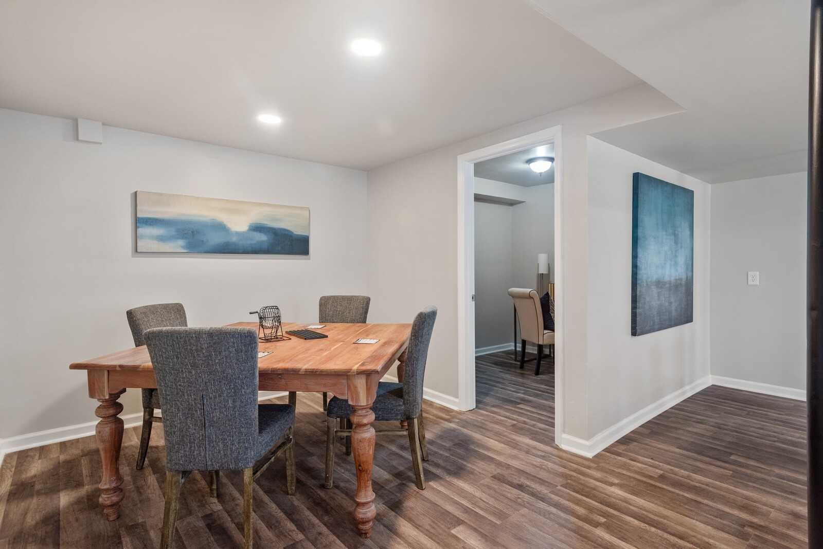 1617 Alsdale Road Mount Juliet, TN 37122 - Photo 24 of 34 a view of a dining room with furniture and wooden floor