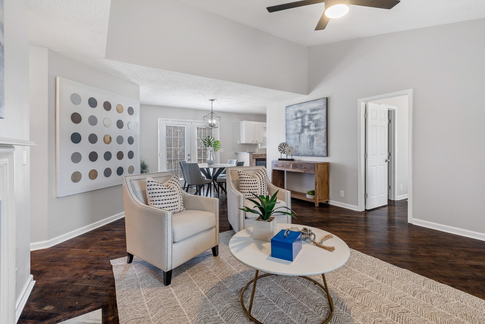 1617 Alsdale Road Mount Juliet, TN 37122 - Photo 3 of 34 a living room with furniture and a wooden floor