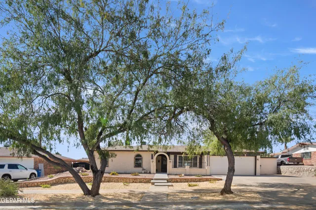a view of a house with a tree s