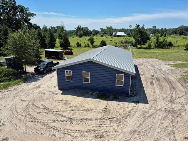 a house view with a outdoor space