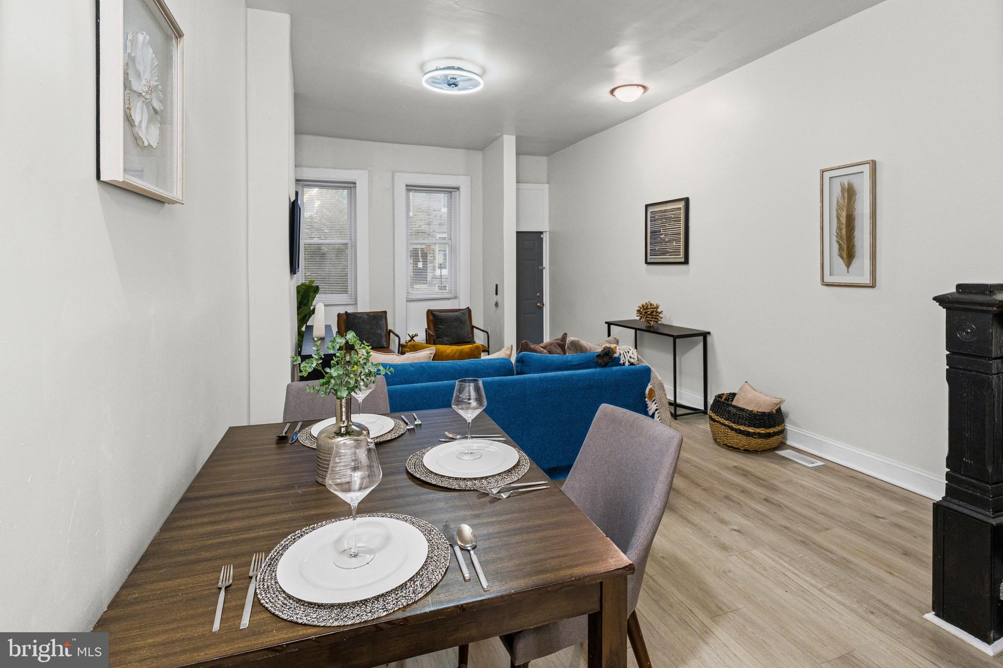 1135 Myrtle Avenue Baltimore, MD 21201 - Photo 12 of 31 Dining area next to kitchen.