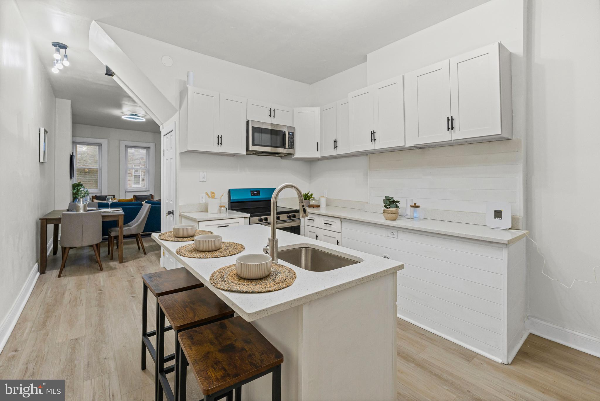 1135 Myrtle Avenue Baltimore, MD 21201 - Photo 3 of 31 Open kitchen with counter space.