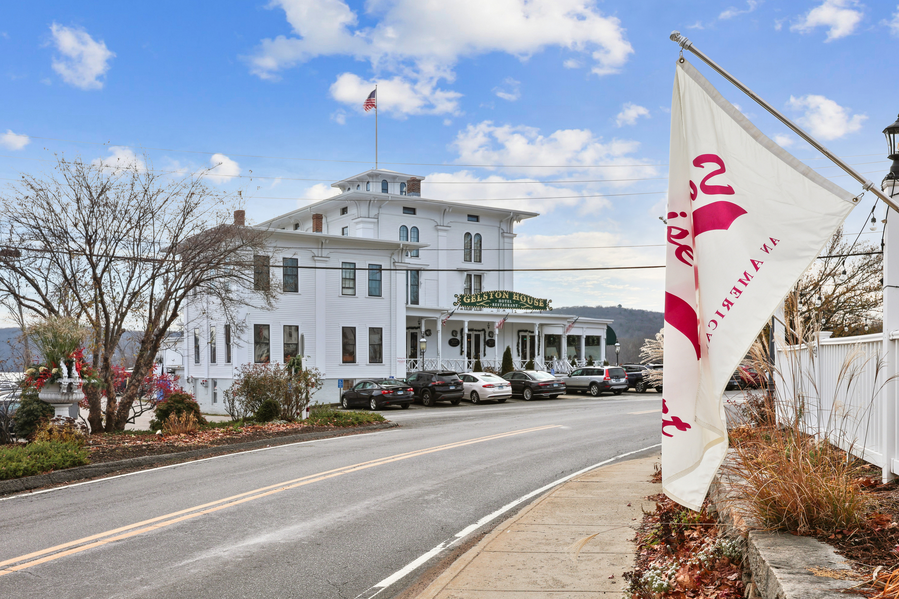 3 Conn River Road East Haddam, CT 06423 - Photo 15 of 22 a front view of a building with street view and trees
