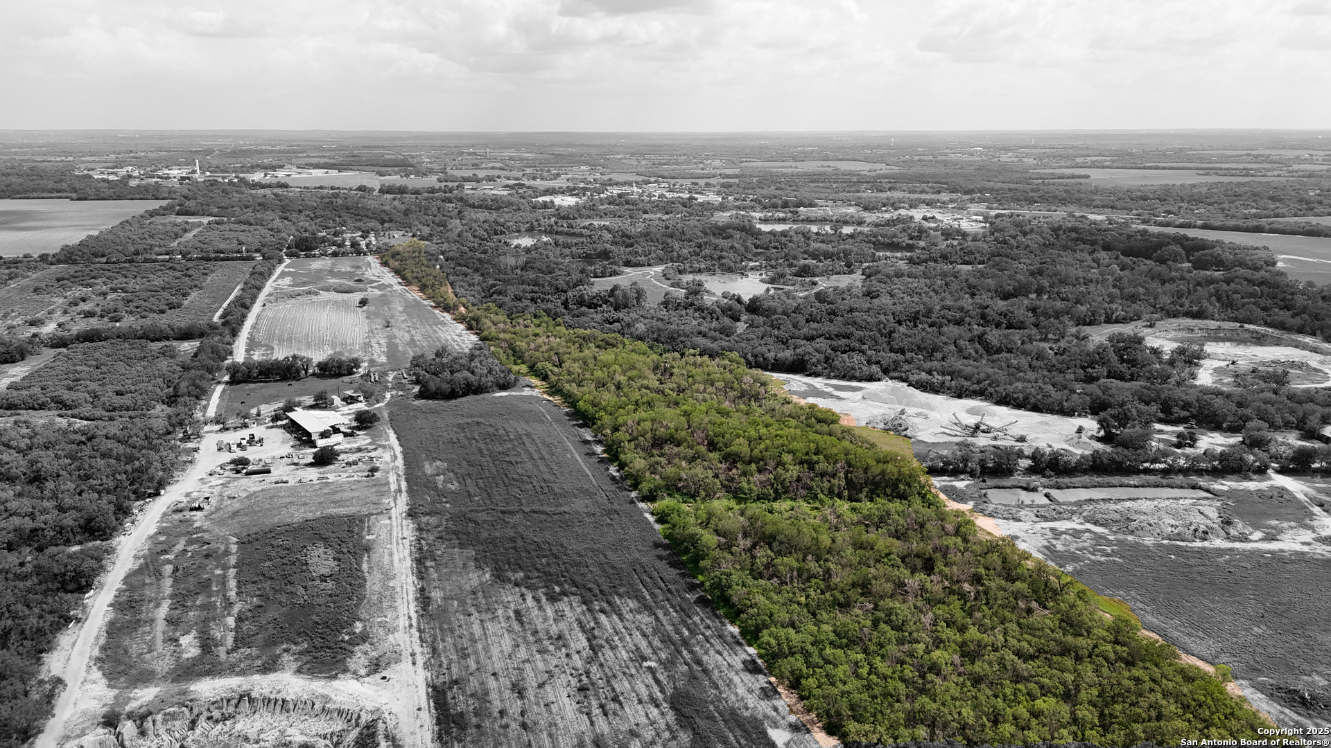 9217 Nelson Road San Antonio, TX 78252 - Photo 9 of 10 an aerial view of a house with a yard