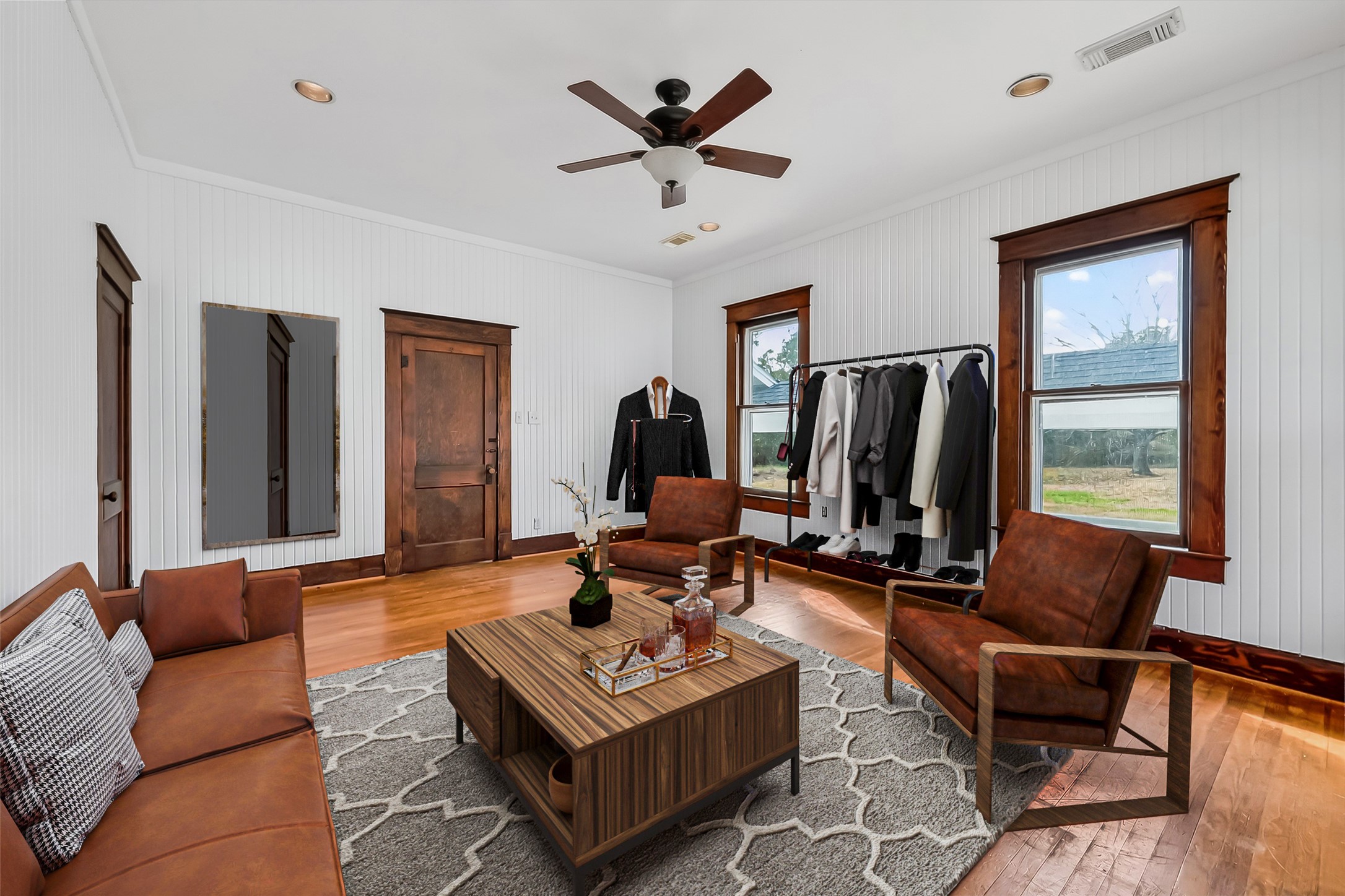 38011 Spur 149 Road Magnolia, TX 77354 - Photo 35 of 50 Discover the perfect groomsmen suite in the back of the home, a third bedroom with discreet backdoor access to ensure the groom won’t see his bride before the ceremony.