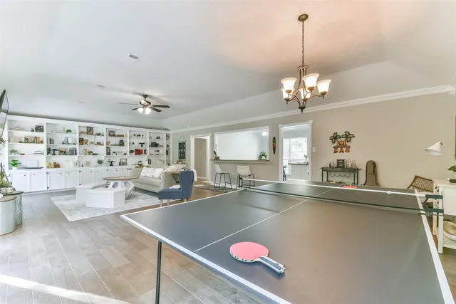 a view of a dining room and livingroom