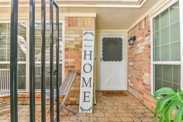 a view of hallway with stairs