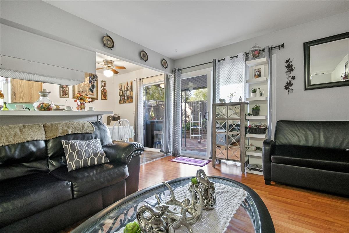1367-1371 South Wolfe Road Sunnyvale, CA 94087 - Photo 14 of 47 a living room with furniture and a fireplace