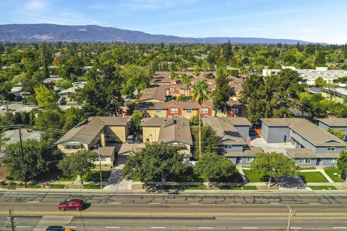 1367-1371 South Wolfe Road Sunnyvale, CA 94087 - Photo 36 of 47 an aerial view of residential house with outdoor space and trees