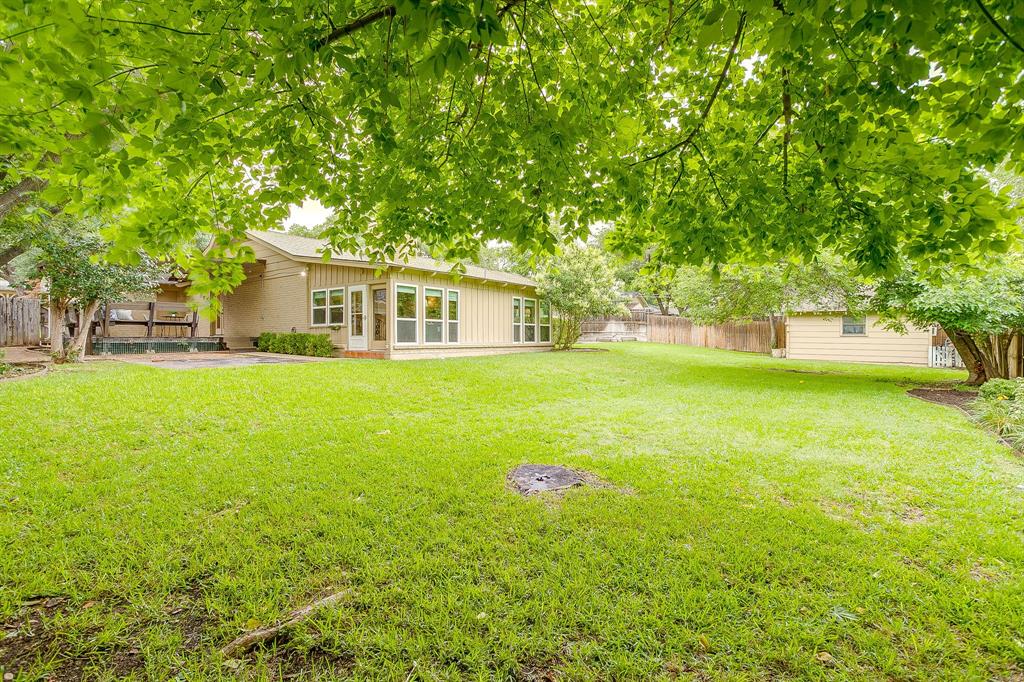 4316 West Clayton Road Fort Worth, TX 76116 - Photo 21 of 37 Backyard offers plenty of space to play!