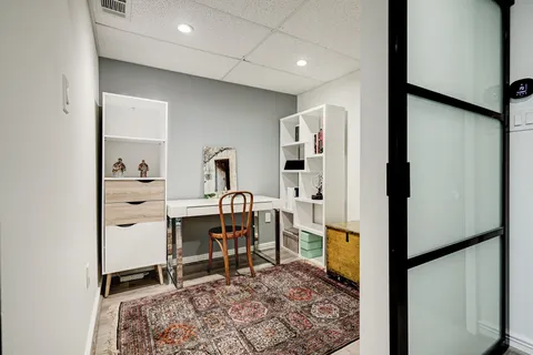 a view of living room with furniture