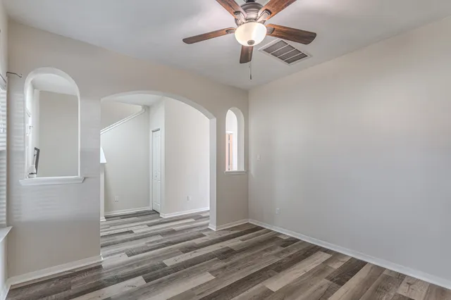 wooden floor in an empty room