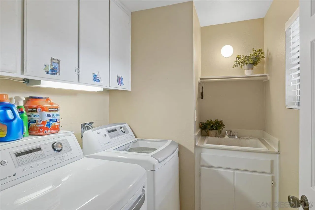 1787 Wolverine Way Vista, CA 92084 - Photo 33 of 35 a utility room with dryer and washer