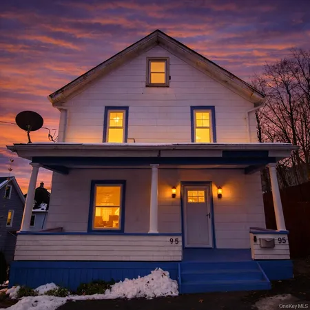a view of front door of house