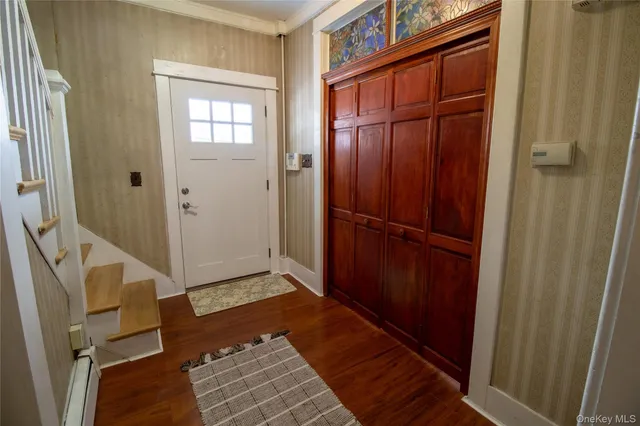 a kitchen with stainless steel appliances a stove and a refrigerator