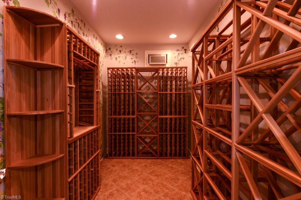 4229 Rock Bridge Road High Point, NC 27262 - Photo 44 of 49 Ta-da!! How amazing is this wine cellar with hand painted mural