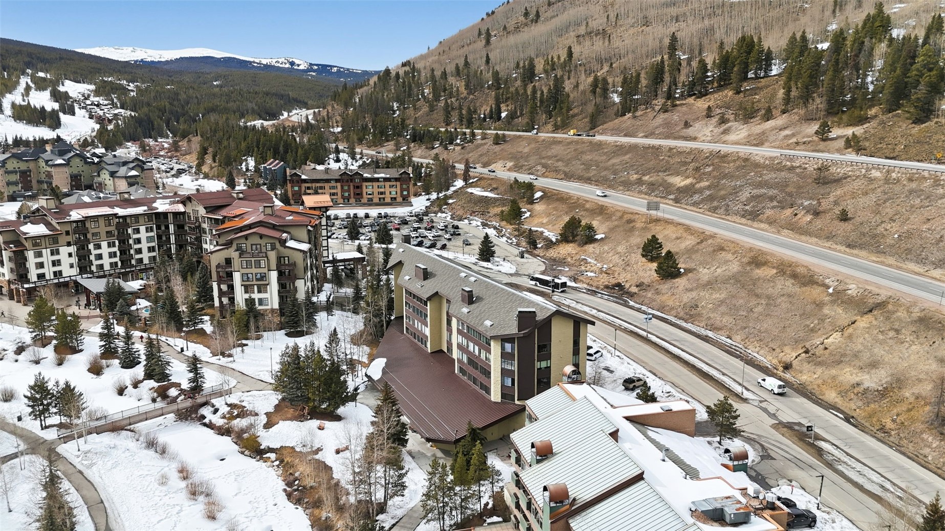 860 Copper Road, Unit 105 Copper Mountain, CO 80443 - Photo 25 of 27 a view of a city with a road