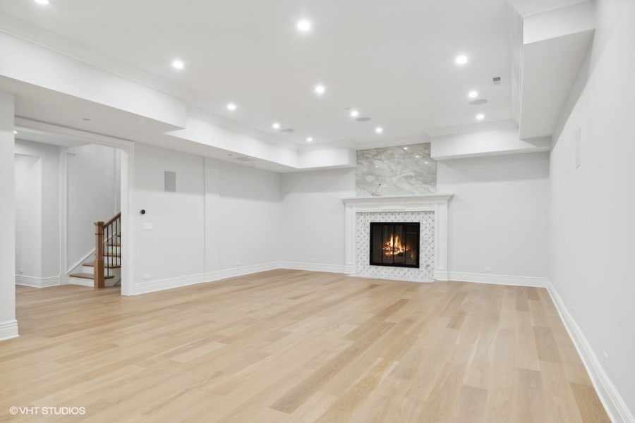 502 Greenwood Road Northbrook, IL 60062 - Photo 44 of 60 a view of an empty room with a fireplace