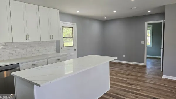 a view of a bathtub in a bathroom