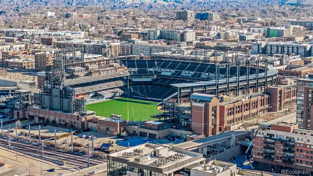 a view of a city and an ocean view