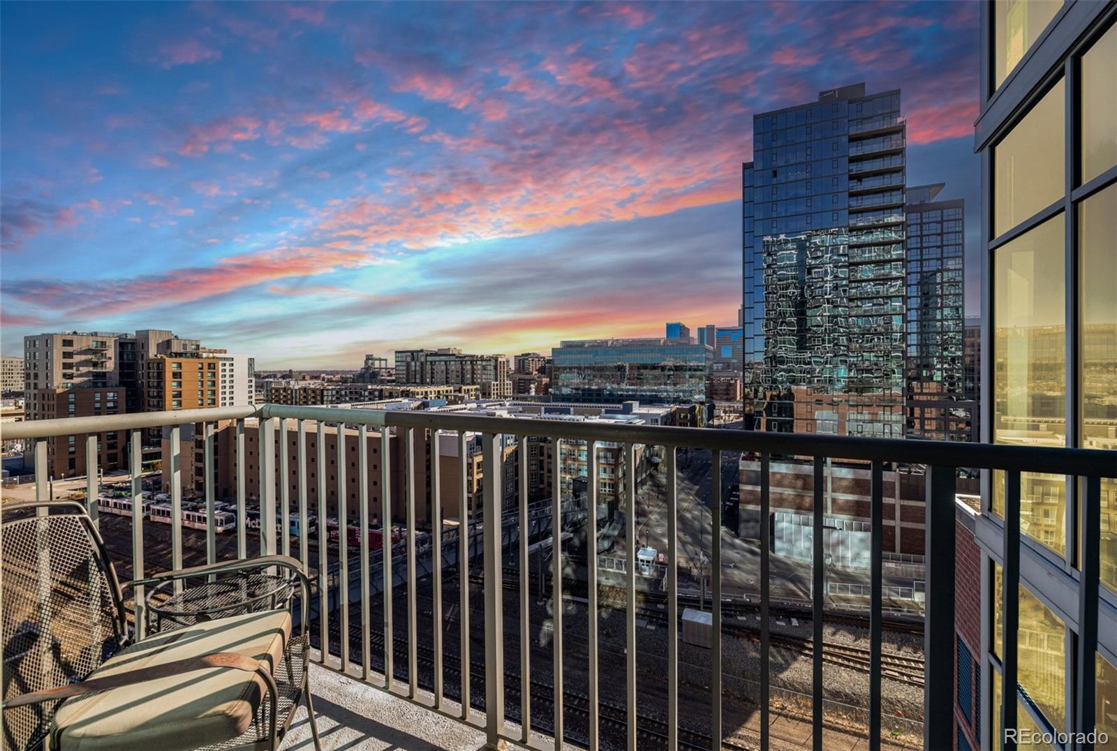 1700 Bassett Street, Unit 1012 Denver, CO 80202 - Photo 10 of 48 a view of buildings from a balcony