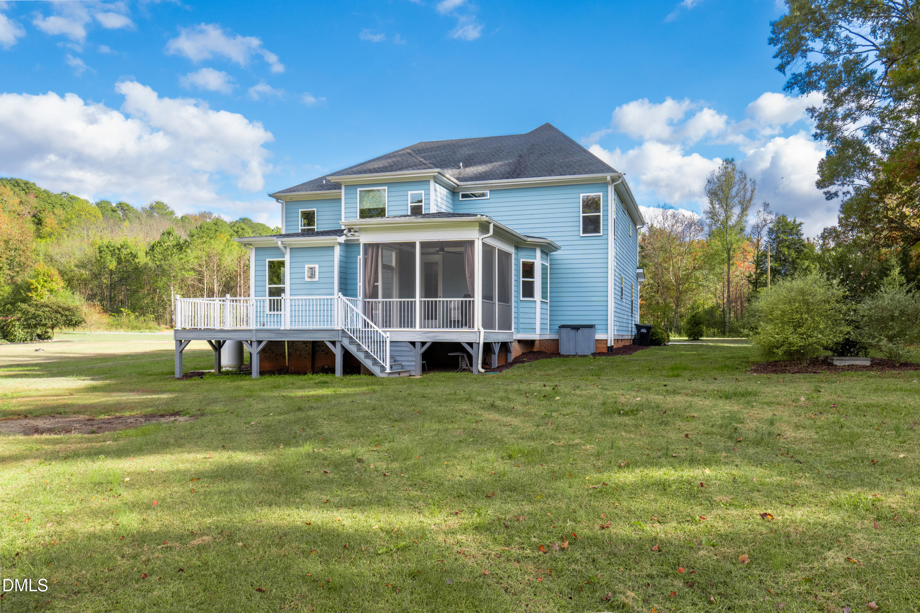 710 Hadley Mill Road Pittsboro, NC 27312 - Photo 45 of 56 a view of a house with a big yard